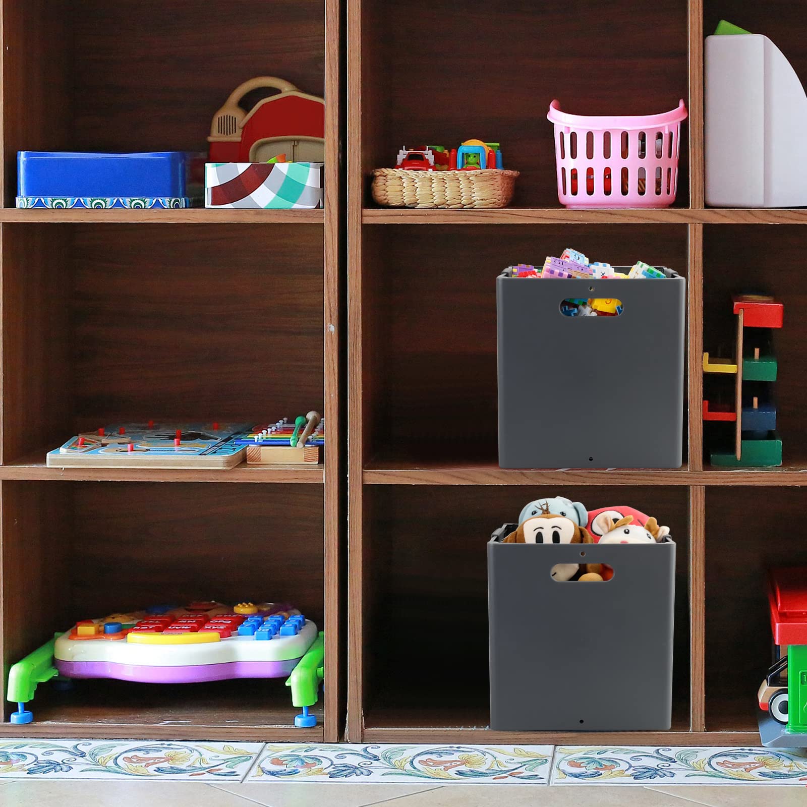 Amazon.com - Zerdyne 4-Pack Plastic Collapsible Storage Cubes